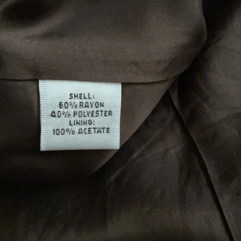 Talbots Petites chocolate textured cap sleeve dress - Picture 10 of 10